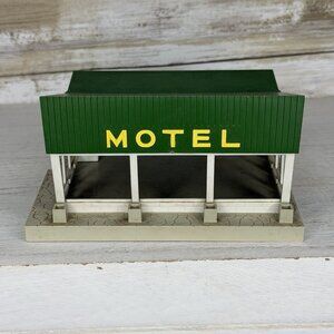 Vintage Tri-ang Minic Motorways #1805 Motel & Restaurant Made In England GC